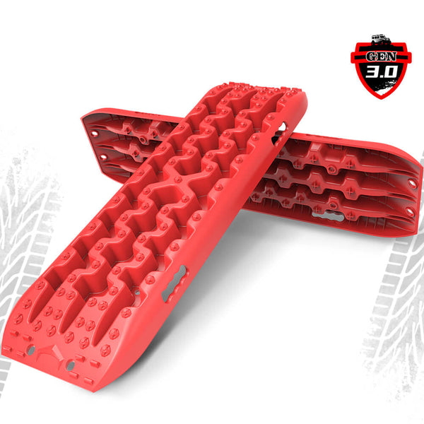 X Bull Recovery Tracks Sand 2Pcs 10T / Snow Mud 4Wd Gen 3.0 Red Other Auto Tools & Supplies