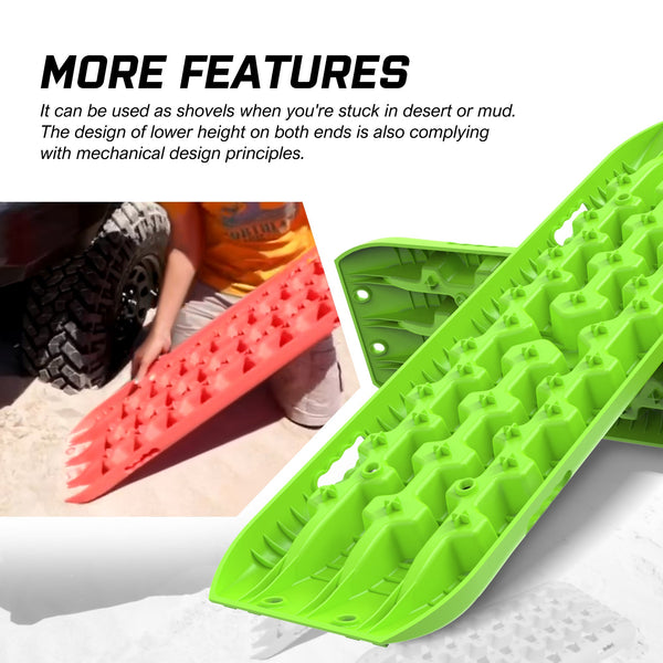 X Bull Recovery Tracks Sand 2Pcs / Snow Mud 10T 4Wd Gen 3.0 Green Other Auto Tools & Supplies