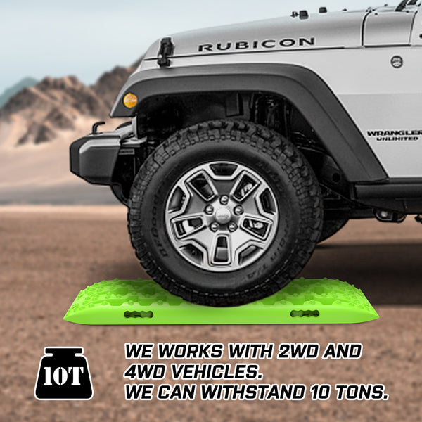 X Bull Recovery Tracks Sand 2Pcs / Snow Mud 10T 4Wd Gen 3.0 Green Other Auto Tools & Supplies
