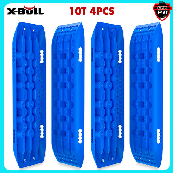X Bull Recovery Tracks Sand 2 Pairs / Snow Mud 10T 4Wd Gen 2.0 Blue Other Auto Tools & Supplies