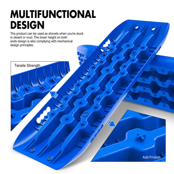X Bull Recovery Tracks Sand 2 Pairs / Snow Mud 10T 4Wd Gen 2.0 Blue Other Auto Tools & Supplies