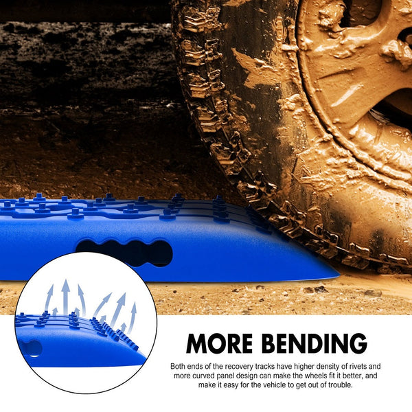 X Bull Recovery Tracks Sand 2Pcs / Snow Mud 10T 4Wd Gen 2.0 Blue Other Auto Tools & Supplies