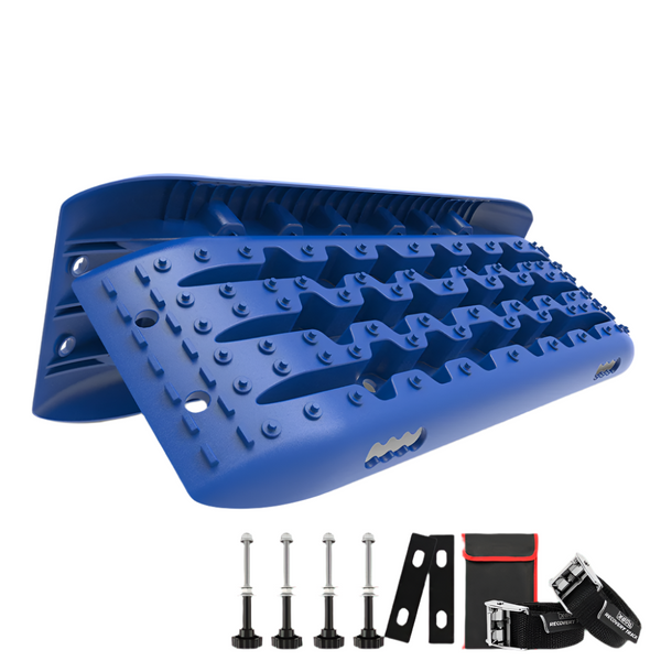 X Bull Sand Trucks Offroad With 4Pcs Mounting Pins 4Wdgen 2.0 Blue Recovery Tracks