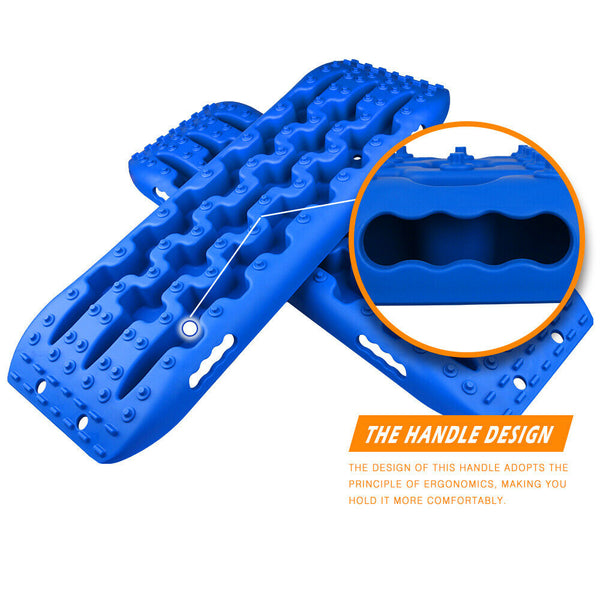 X Bull Sand Trucks Offroad With 4Pcs Mounting Pins 4Wdgen 2.0 Blue Recovery Tracks