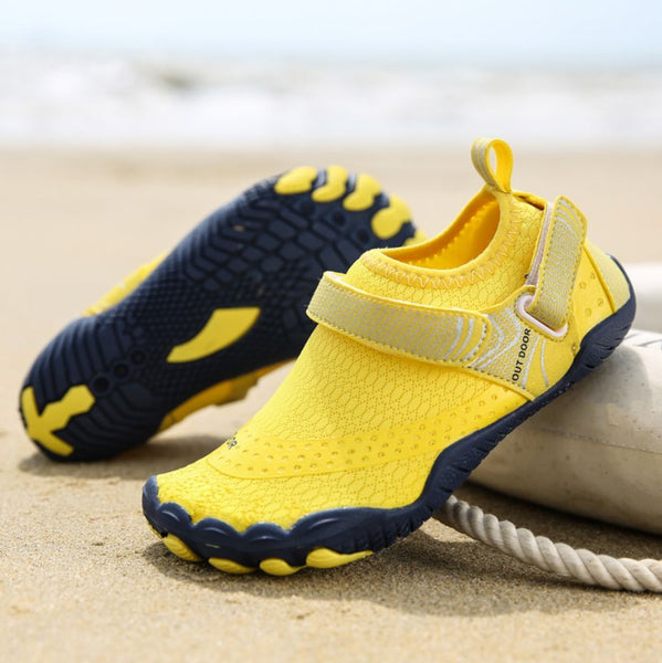 Women Barefoot Quick Dry Aqua Sports Yellow Size Eu38 = Us5 Water Shoes