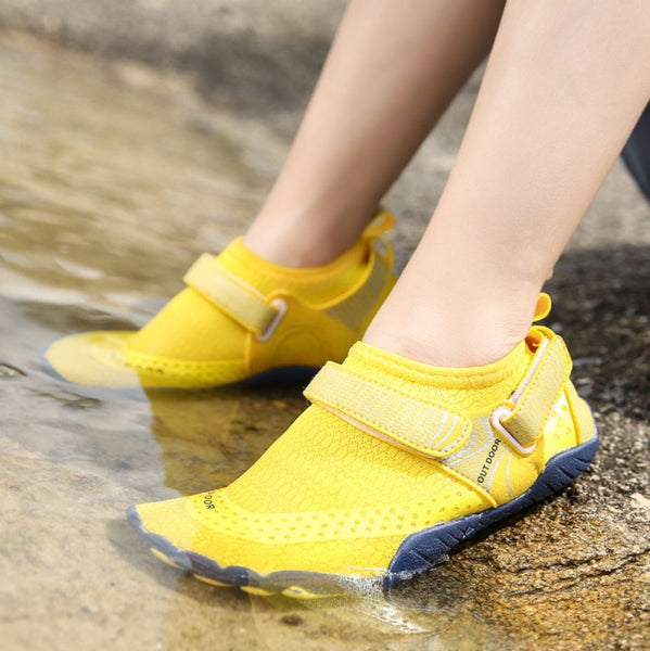 Women Barefoot Quick Dry Aqua Sports Yellow Size Eu38 = Us5 Water Shoes