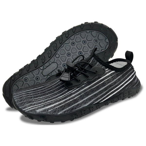 For Men And Women Soft Breathable Slip On Aqua Socks Swim Beach Pool Surf Yoga (Black Size Us 9.5) Water Shoes