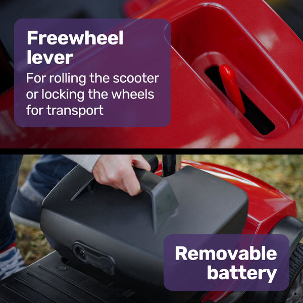 Equipmed Mobility Scooter Electric Motorised Power Portable 4 Wheel Folding Mobility Scooters