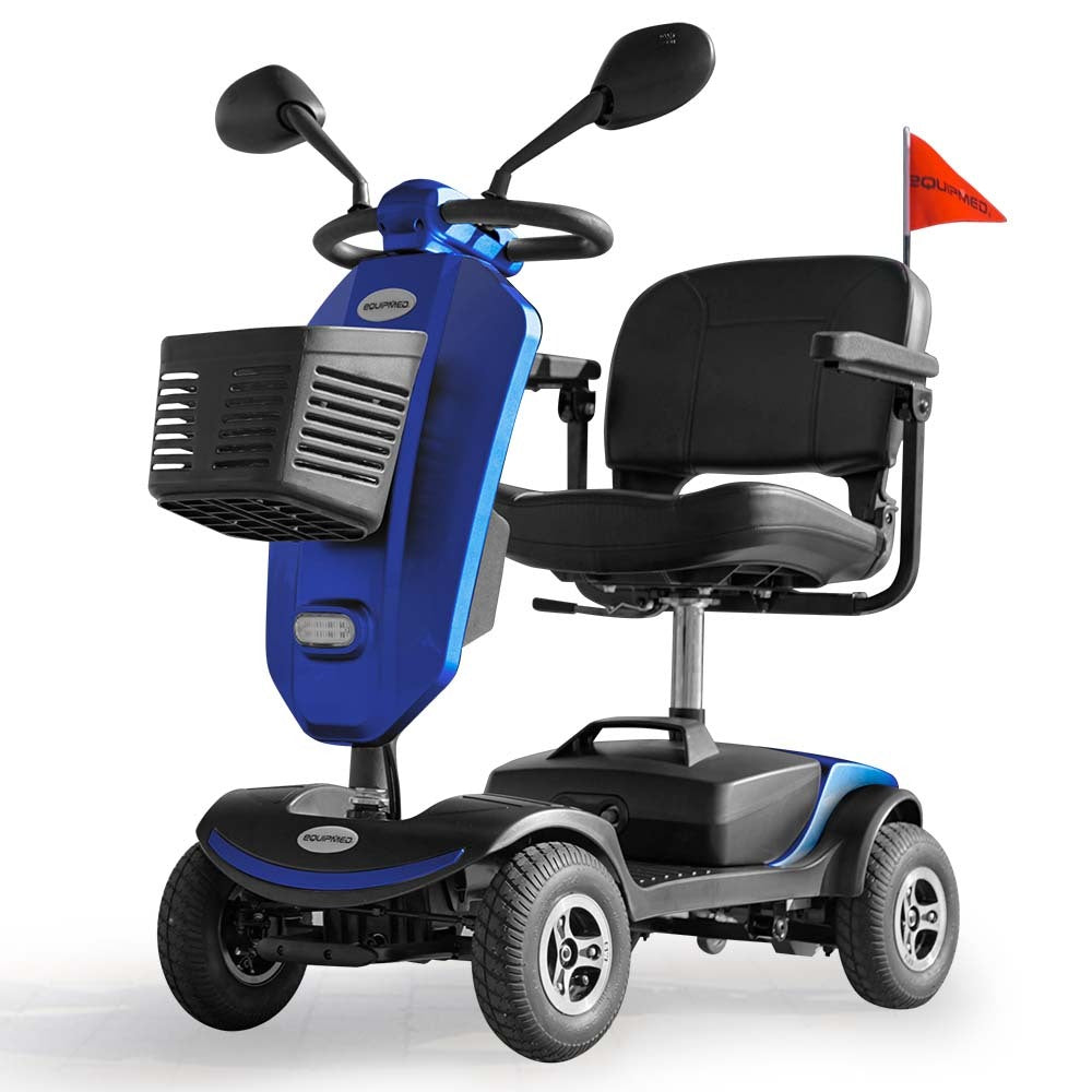 Equipmed Electric Mobility Scooter For Elderly Motorized Riding Older Adults Aid Portable Mobility Scooters