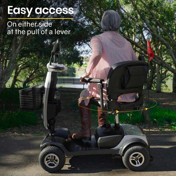 Equipmed Mobility Scooter Electric Motorized Ride On For Elderly Older Adult Handicap Aid Mobility Scooters