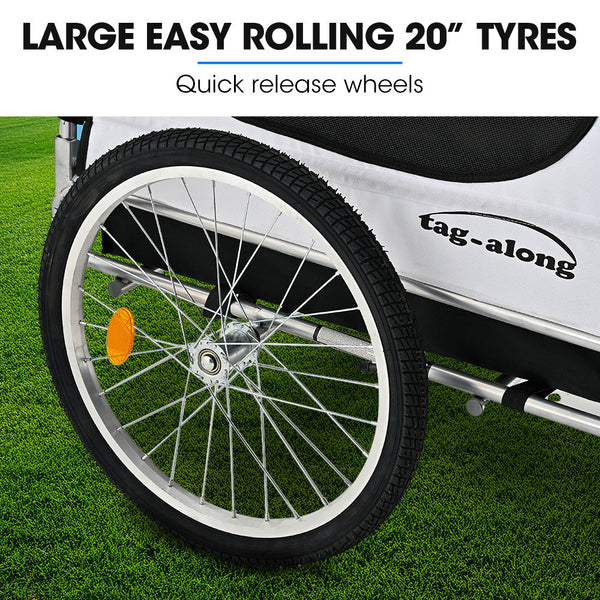 Pet & Cargo Bike Trailer Bicycle Carrier Blue Trailers