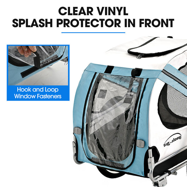 Pet & Cargo Bike Trailer Bicycle Carrier Blue Trailers