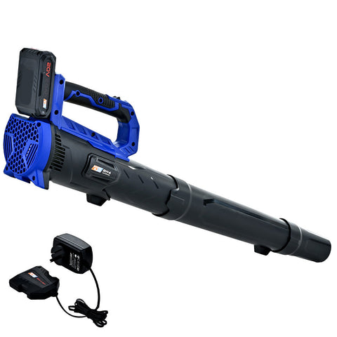Powerblade Bw4 20V Cordless Electric Leaf Blower Kit With Battery And Fast Charger Leaf Blowers