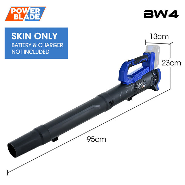 Powerblade 20V Cordless Electric Leaf Blower Skin Only Leaf Blowers