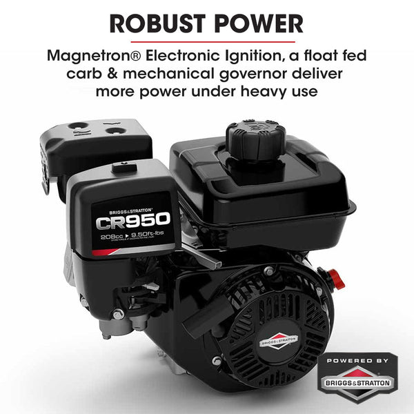 Baumr Ag Motorised Tracked Wheelbarrow Dumper Briggs & Stratton Cr950 Petrol Engine 500Kg Capacity Wheelbarrows Carts Wagons