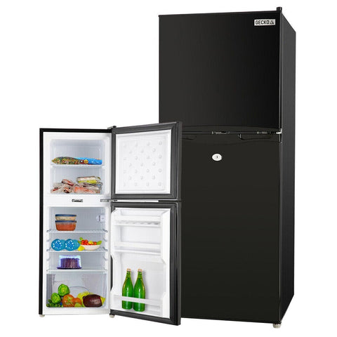 125L Upright Fridge 12V/24V For Motorhome Black Portable Fridges