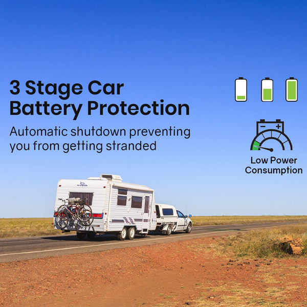 125L Upright Fridge 12V/24V For Motorhome Black Portable Fridges