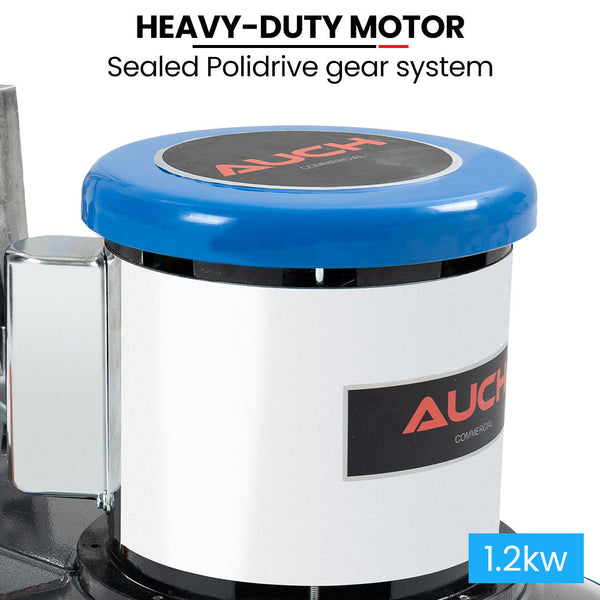 Auch 17" Commercial Orbital Scrubber & Polisher Hard Floor Buffer Carpet Cleaner 12L Solution Tank Brushes Mops Brooms & Scrubbers