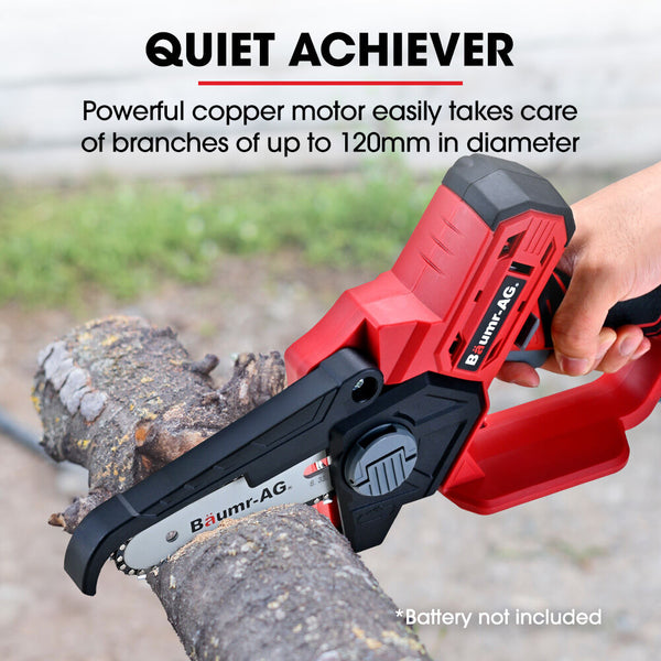 Baumr Ag Baumr Ag Sw1 20V Cordless Mini Chainsaw Skin Only Electric Battery Powered Tree Pruner Chainsaws