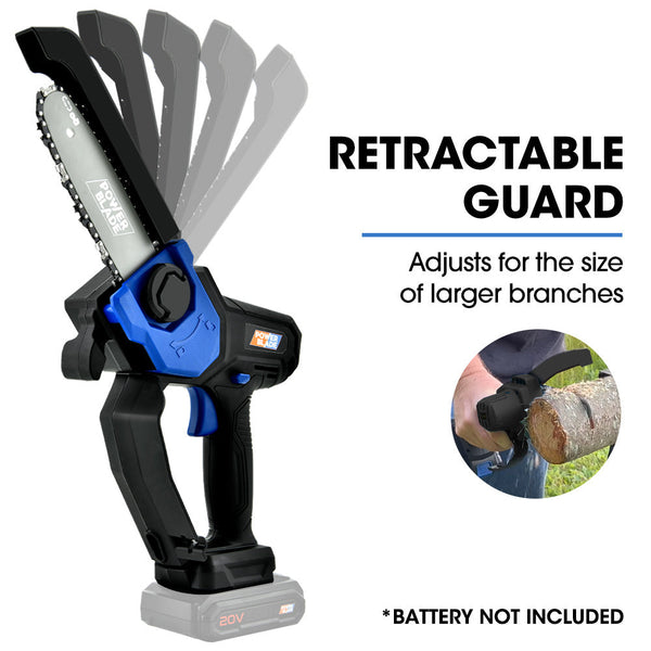 Powerblade Sw6 20V Cordless Mini Chainsaw Skin Only Electric Battery Powered Tree Pruner Chainsaws