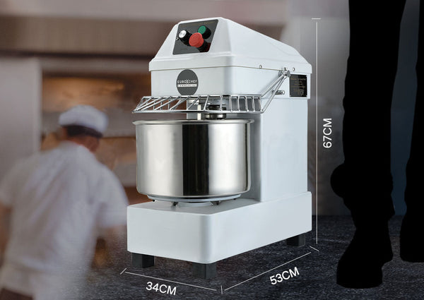 10L Spiral Dough Mixer Commercial Machine Bakery Kneader Small Litre Countertop Mixers