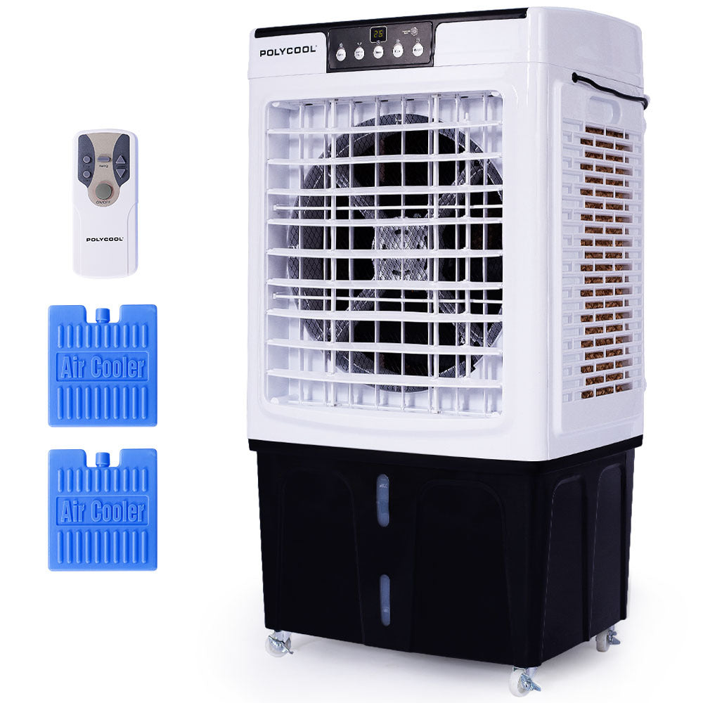 Polycool 45L 125W Evaporative Air Cooler Portable Industrial Fan Purifier Humidifier Remote Control Portable Air Conditioners