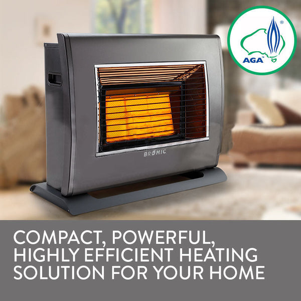Bromic Supaheat Ii Natural Gas Indoor Room Heater Portable Floor Flueless Heaters