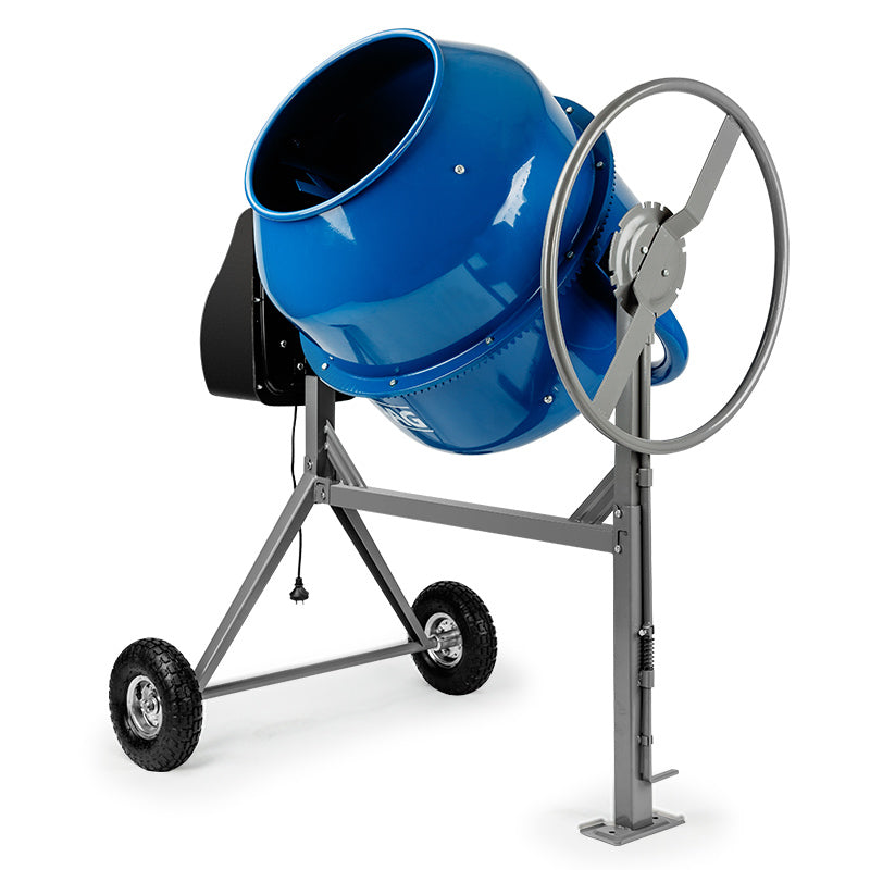 Baumr Ag 220L Portable Cement Concrete Mixer Electric Construction Sand Gravel Mortar Cement Mixers