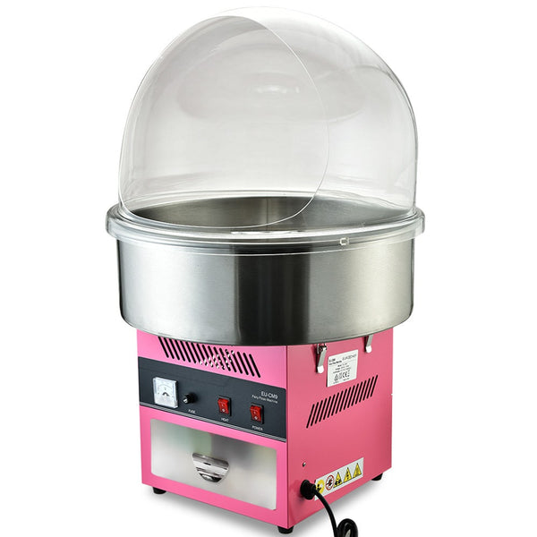 1100W Commercial Fairy Floss Machine Cotton Candy Maker With Bubble Cover Fairy Floss Machines