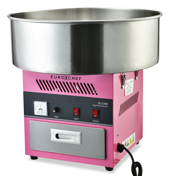 Eurochef 1000W Commercial Cotton Candy Machine Fairy Floss Maker Fairy Floss Machines