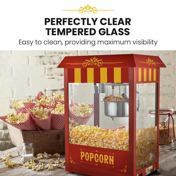 Commercial Electric Popcorn Maker Machine Corn Popper Cooker Popcorn Makers