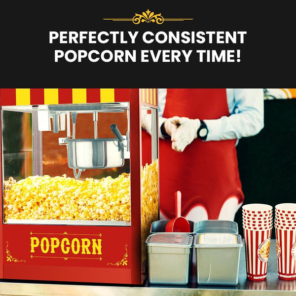 Commercial Electric Popcorn Maker Machine Corn Popper Cooker Popcorn Makers