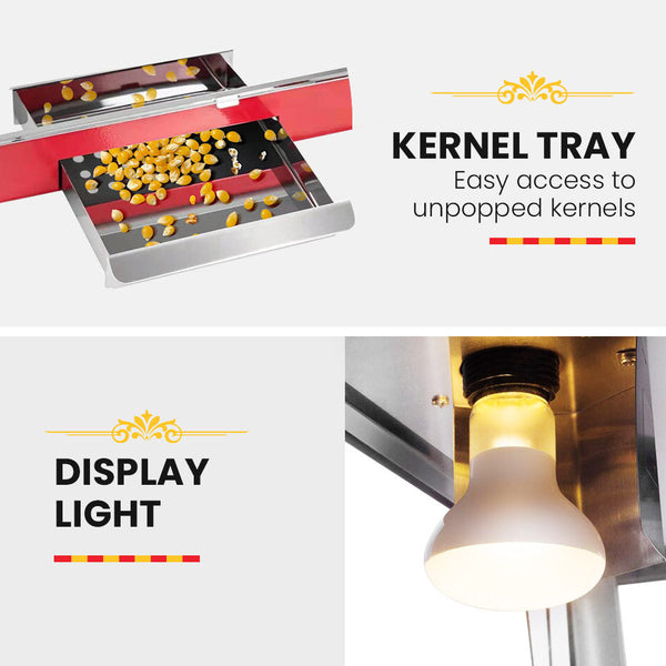 Commercial Electric Popcorn Maker Machine Corn Popper Cooker Popcorn Makers