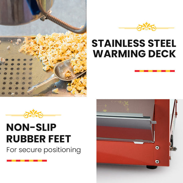 Commercial Electric Popcorn Maker Machine Corn Popper Cooker Popcorn Makers