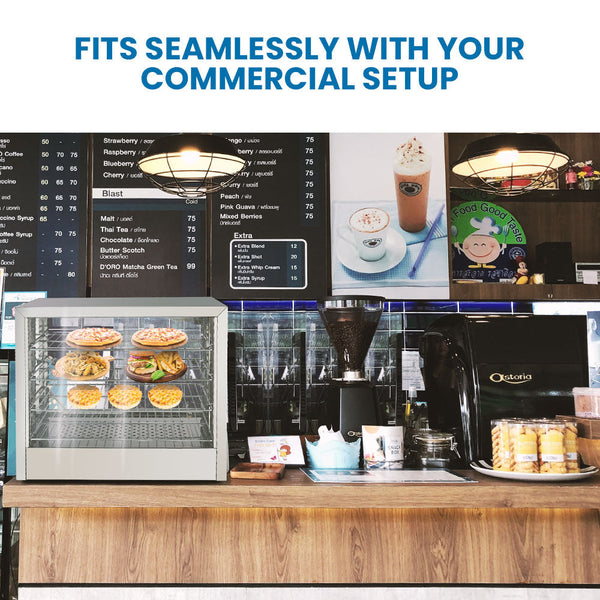 Electric Food Warmer Display 1000W 4 Tier Stainless Steel Countertop Food Warmers