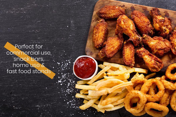 Commercial Electric Deep Fryer Frying Basket Chip Cooker Scoop Deep Fryers