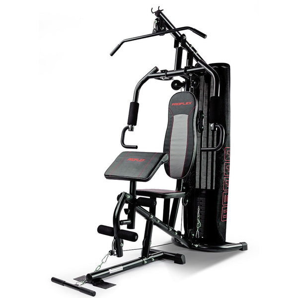 Proflex Multi Station Home Gym Set With 98Lbs Weight Plates M8000 Home Gyms