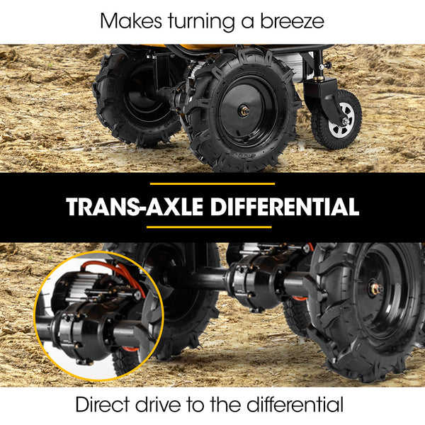 Baumr Ag Baumr Ag 40V Electric Wheelbarrow 100L Capacity For Home And Garden Wheelbarrows Carts Wagons