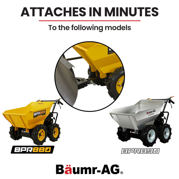 Baumr Ag Plough Blade Leveller Accessory For Bpr880 Bpr890 Power Barrows Wheelbarrows Carts Wagons