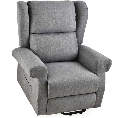 Electric Recliner Lift Heat Chair For Elderly Massage Therapy Aged Care Grey Electric Massage Chairs