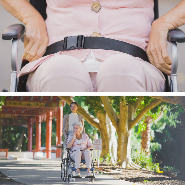 Equipmed Folding Aluminium Wheelchair 20" Wheels Park Brakes 100Kg Capacity Blue Wheelchairs