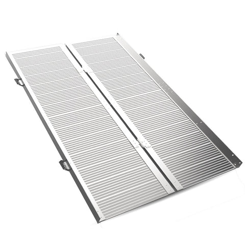 Equipmed 152Cm Portable Folding Aluminium Access Ramp 272Kg Rated For Wheelchair Mobility Scooter Rollator Wheelchairs