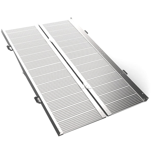 Equipmed 182Cm Portable Folding Aluminium Access Ramp 272Kg Rated For Wheelchair Mobility Scooter Rollator Mobility Access Ramps