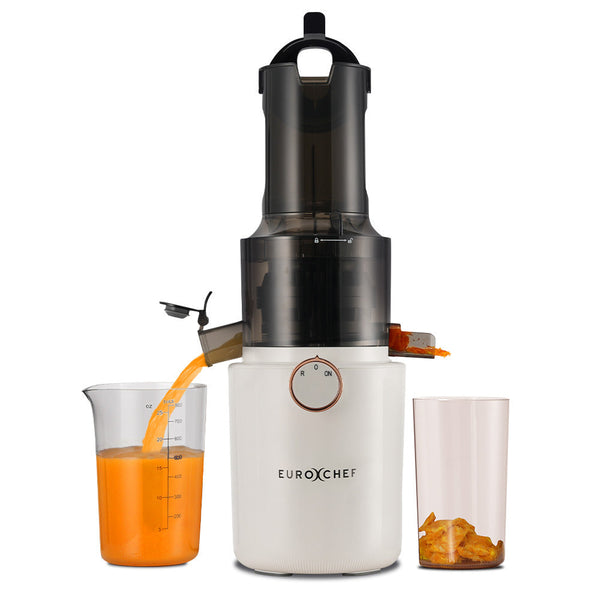 Cold Press Slow Juicer Machine Large Chute 200W White Juicers