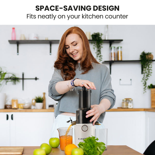 Cold Press Slow Juicer Machine Large Chute 200W White Juicers