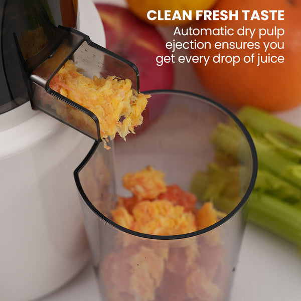 Cold Press Slow Juicer Machine Large Chute 200W White Juicers