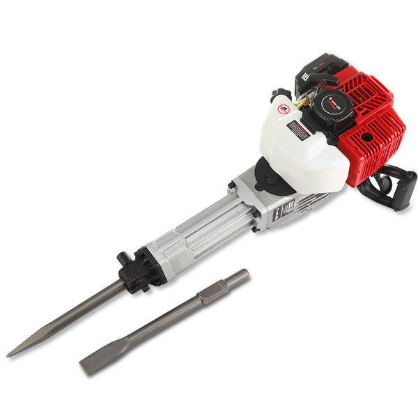 Baumr Ag 2 Stroke 52Cc Petrol Jackhammer With Chisels Carry Bag Jackhammers