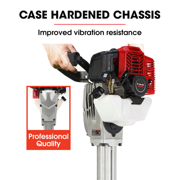 Baumr Ag 2 Stroke 52Cc Petrol Jackhammer With Chisels Carry Bag Jackhammers