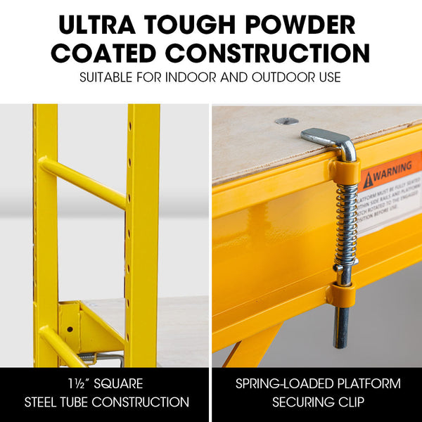 Baumr Ag Mobile 450Kg Capacity With Trapdoor Hatch Scaffolding