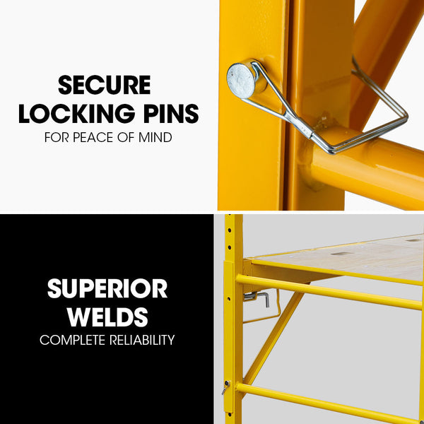 Baumr Ag Mobile 450Kg Capacity With Trapdoor Hatch Scaffolding